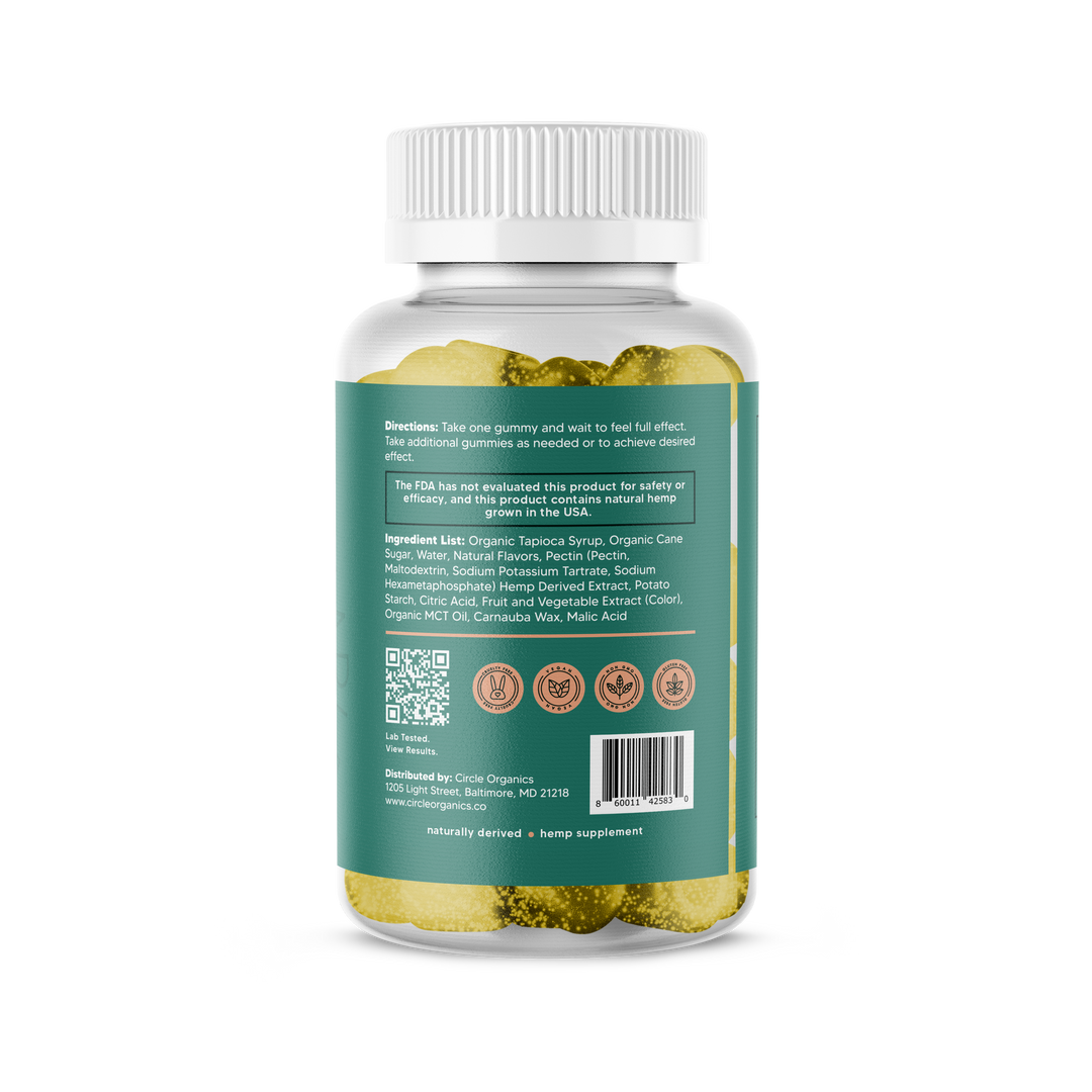 Circle Extra Strength Hemp Gummies 30ct Bottle