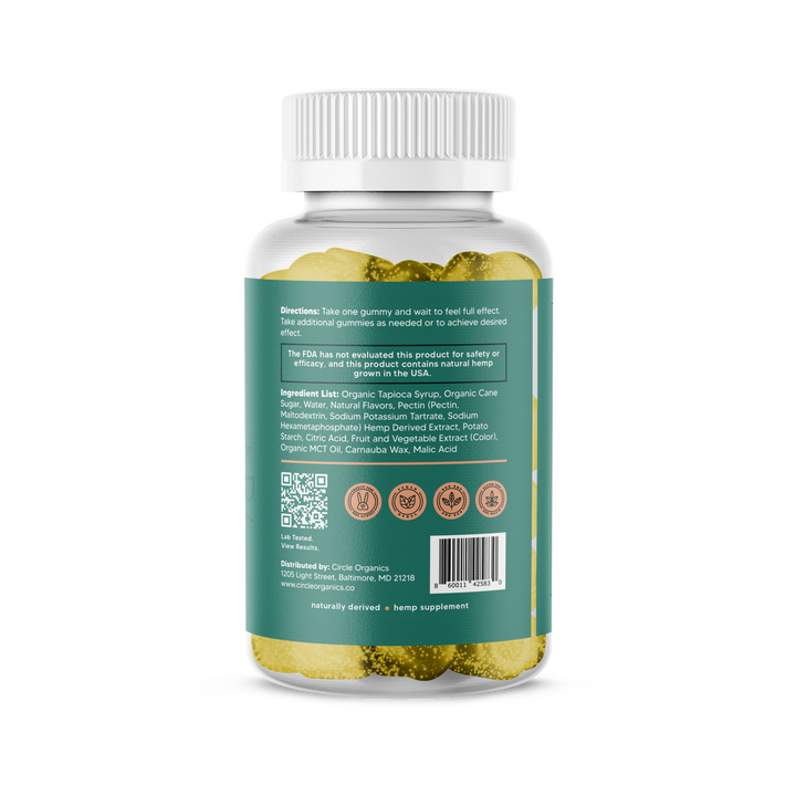 Circle Extra Strength Hemp Gummies 30ct Bottle