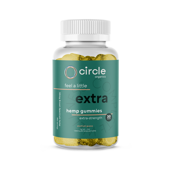 Circle Extra Strength Hemp Gummies 30ct Bottle