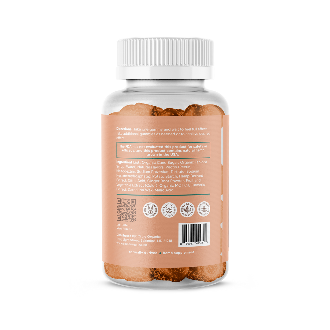 Circle Relief Hemp Gummies 30ct Bottle