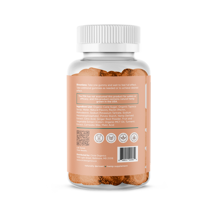 Circle Relief Hemp Gummies 30ct Bottle