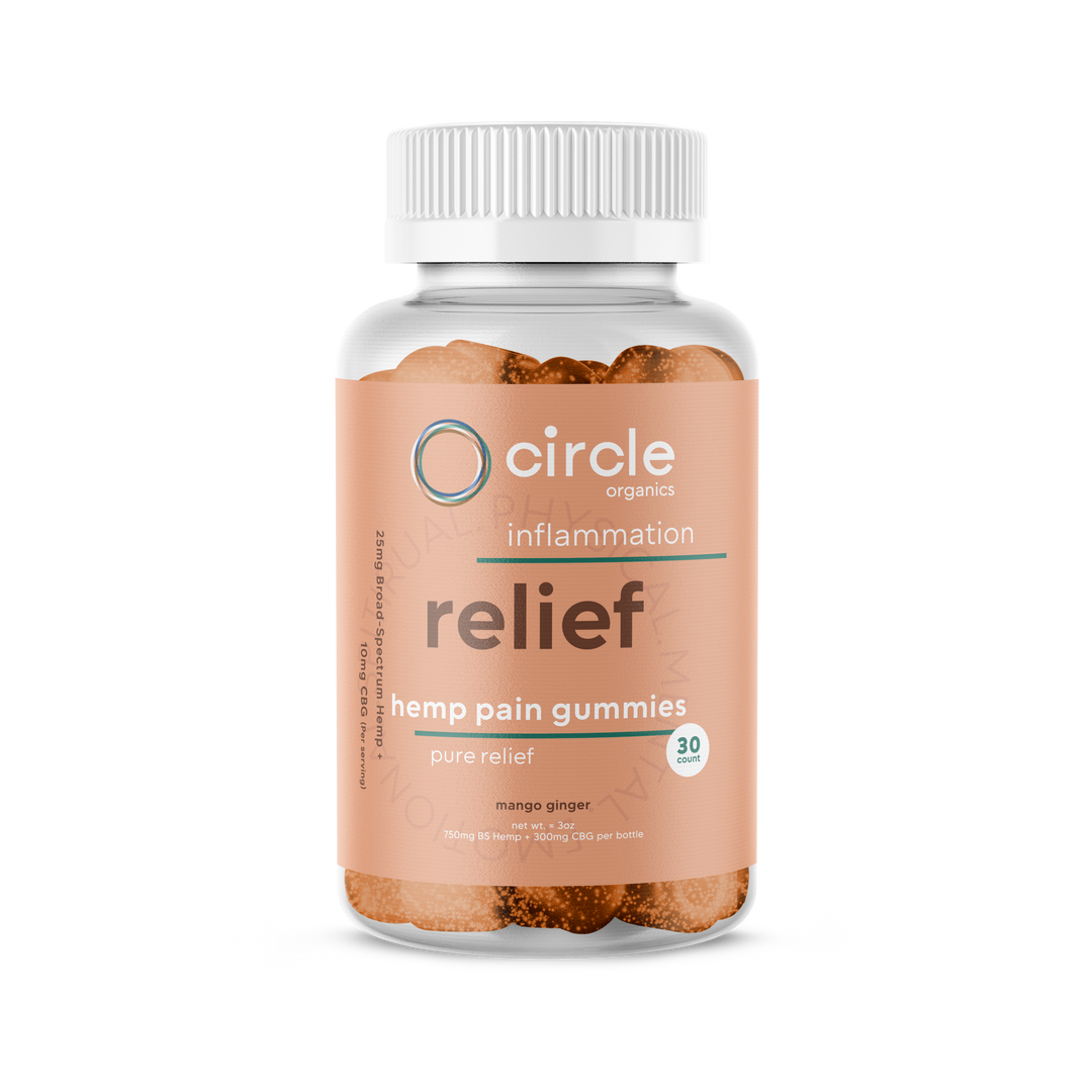 Circle Relief Hemp Gummies 30ct Bottle