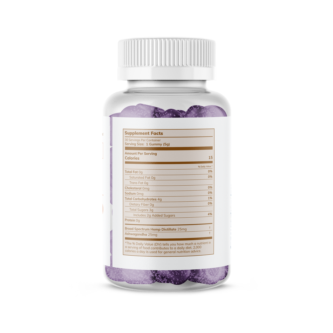 Circle De-Stress Hemp Gummies 30ct Bottle