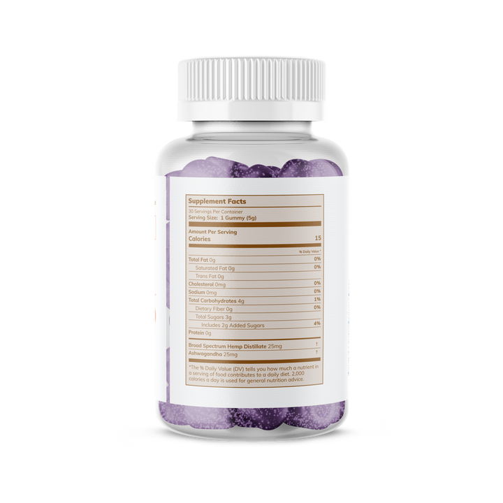 Circle De-Stress Hemp Gummies 30ct Bottle
