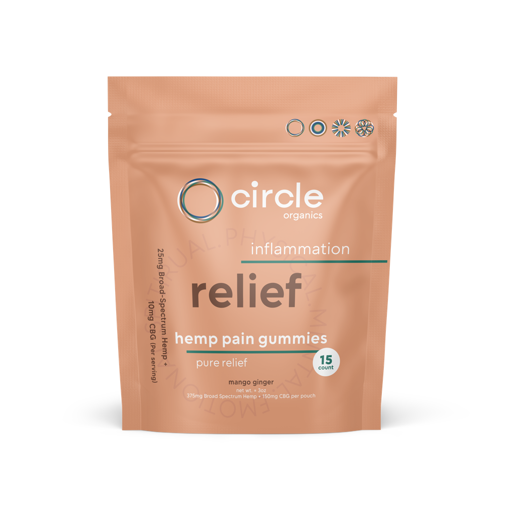 Circle Relief Hemp Gummies 15ct Pouch