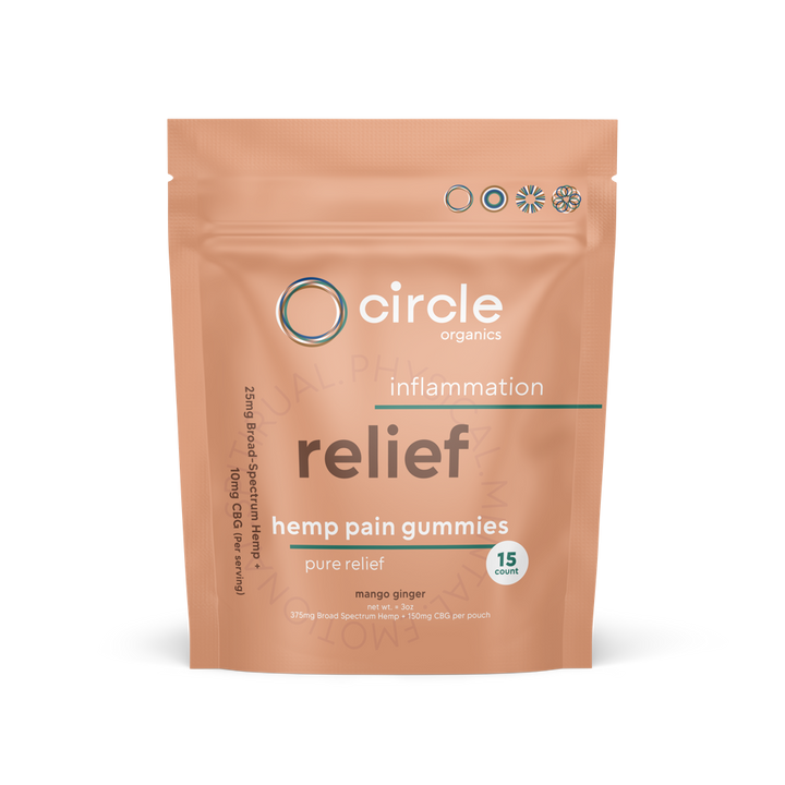 Circle Relief Hemp Gummies 15ct Pouch