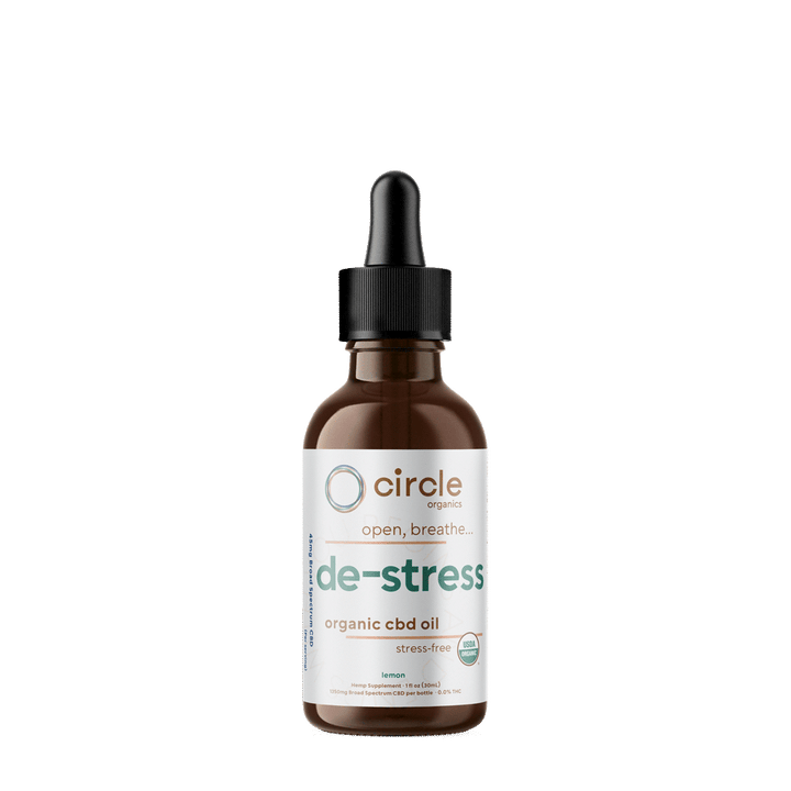 Circle Organic 50mg De-Stress Tincture Lemon 1oz